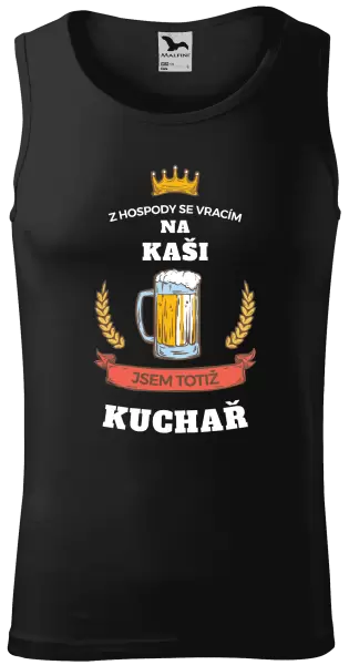 Pánské tílko Z hospody se vracím - Kuchař