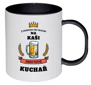 Plastový hrnek Z hospody se vracím - Kuchař