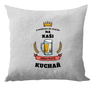 Polštář Z hospody se vracím - Kuchař
