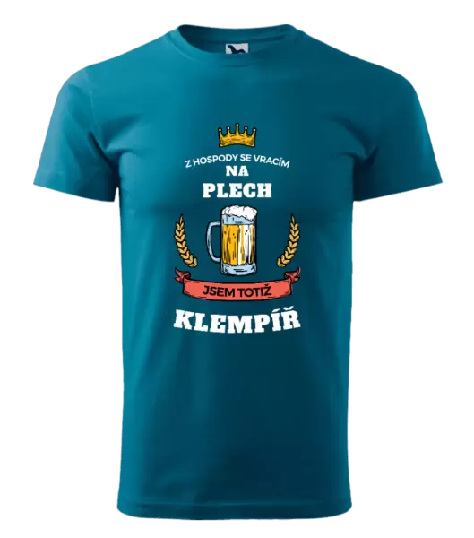 Pánské tričko Z hospody se vracím - Klempíř