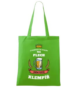 Látková taška Z hospody se vracím - Klempíř
