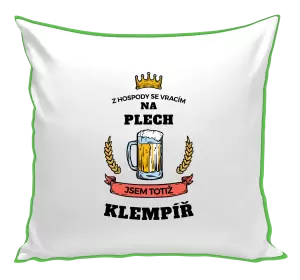 Polštář Z hospody se vracím - Klempíř