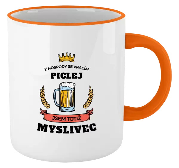 Hrnek Z hospody se vracím - Myslivec