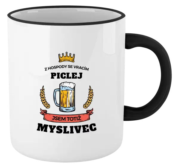 Hrnek Z hospody se vracím - Myslivec