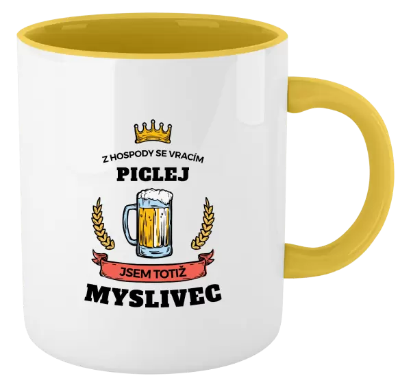 Hrnek Z hospody se vracím - Myslivec