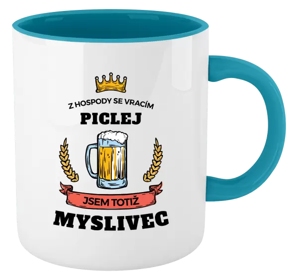 Hrnek Z hospody se vracím - Myslivec