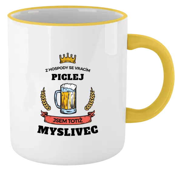 Hrnek Z hospody se vracím - Myslivec