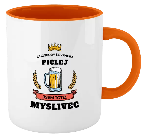 Hrnek Z hospody se vracím - Myslivec