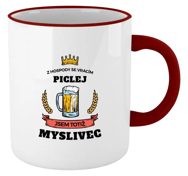 Hrnek Z hospody se vracím - Myslivec