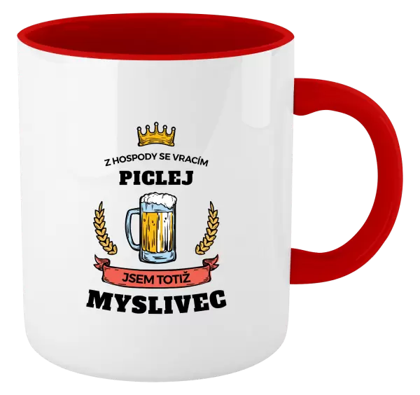 Hrnek Z hospody se vracím - Myslivec