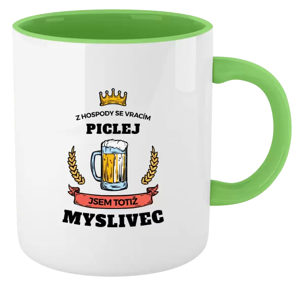 Hrnek Z hospody se vracím - Myslivec