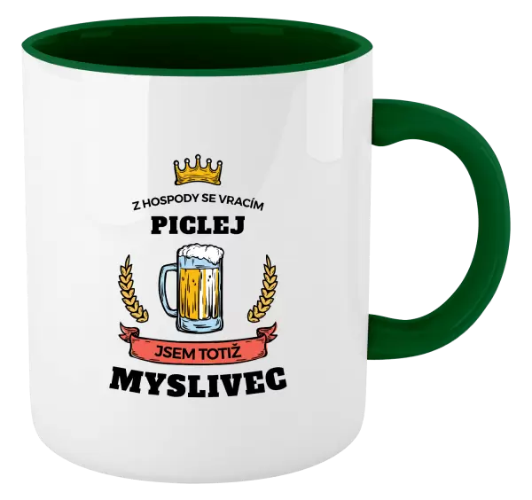 Hrnek Z hospody se vracím - Myslivec
