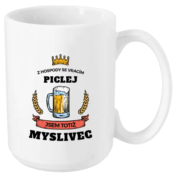 Hrnek Z hospody se vracím - Myslivec