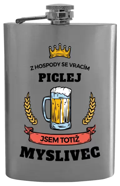 Placatka Z hospody se vracím - Myslivec