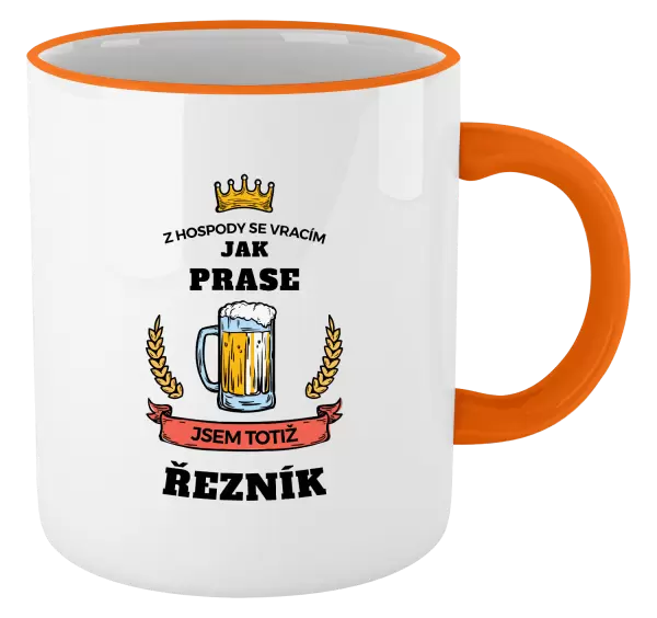 Hrnek Z hospody se vracím - Řezník