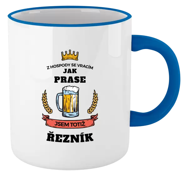 Hrnek Z hospody se vracím - Řezník