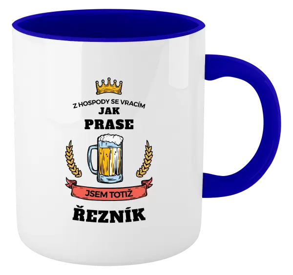 Hrnek Z hospody se vracím - Řezník