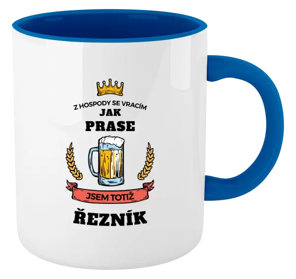 Hrnek Z hospody se vracím - Řezník