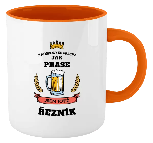 Hrnek Z hospody se vracím - Řezník