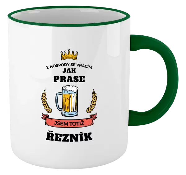 Hrnek Z hospody se vracím - Řezník
