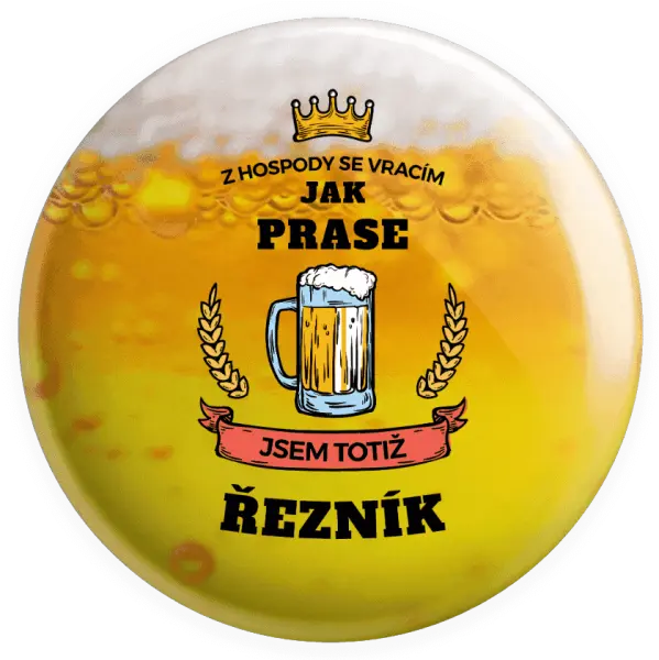 Placka Z hospody se vracím - Řezník