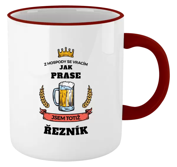 Hrnek Z hospody se vracím - Řezník