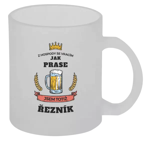 Hrnek Z hospody se vracím - Řezník