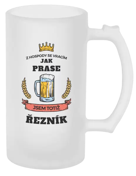 Půllitr Z hospody se vracím - Řezník