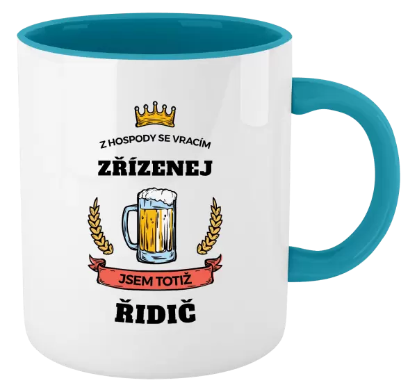 Hrnek Z hospody se vracím - Řidič