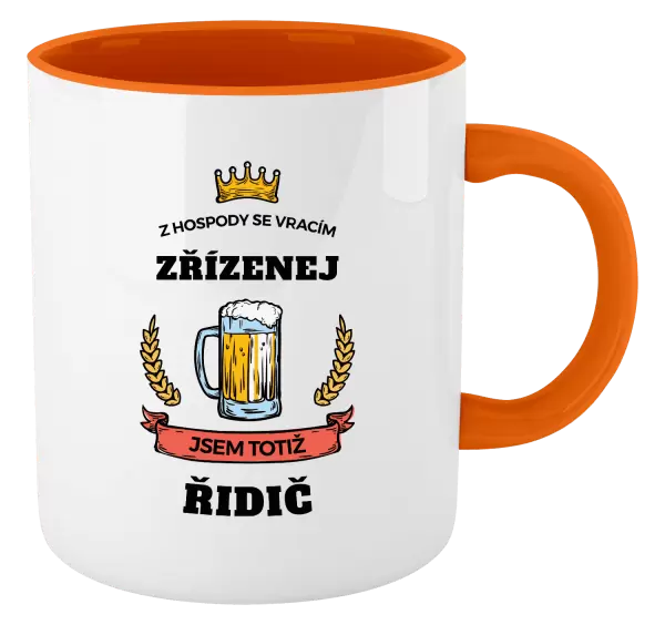 Hrnek Z hospody se vracím - Řidič
