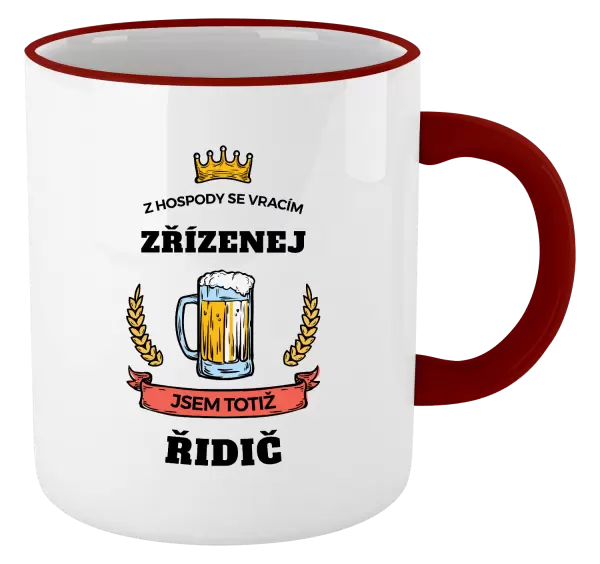 Hrnek Z hospody se vracím - Řidič