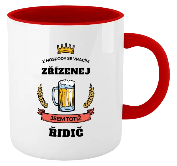 Hrnek Z hospody se vracím - Řidič