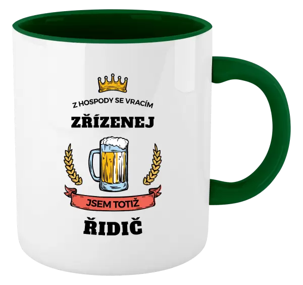 Hrnek Z hospody se vracím - Řidič