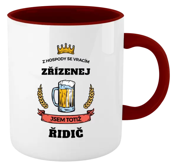 Hrnek Z hospody se vracím - Řidič