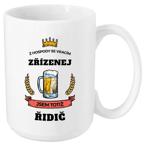 Hrnek Z hospody se vracím - Řidič