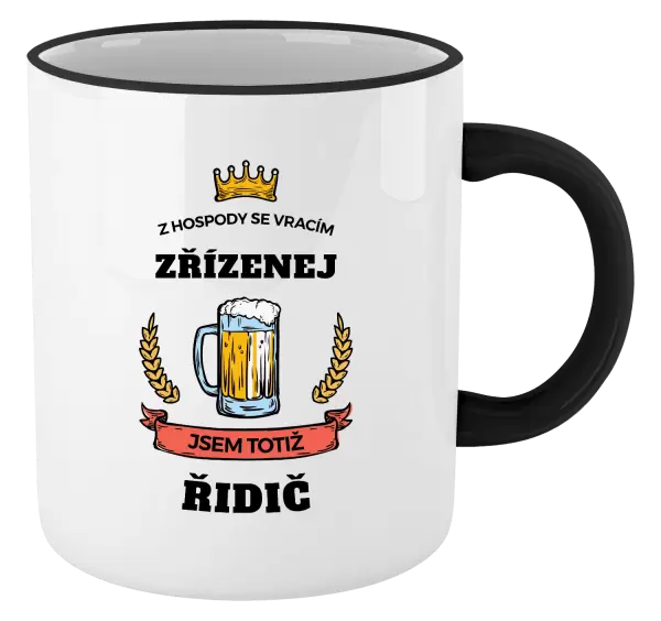 Hrnek Z hospody se vracím - Řidič