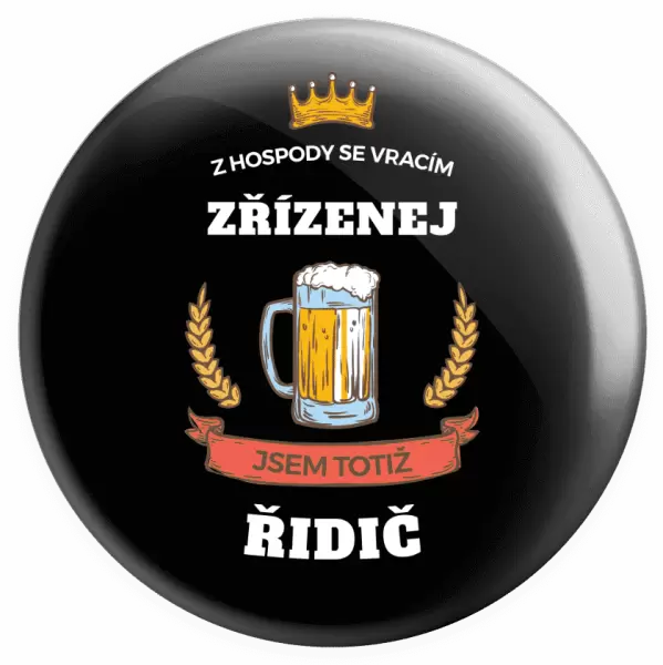 Placka Z hospody se vracím - Řidič