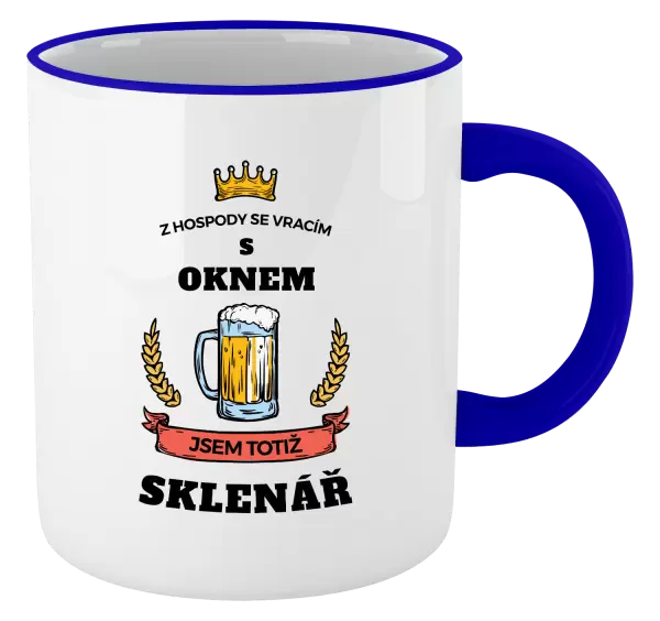 Hrnek Z hospody se vracím - Sklenář