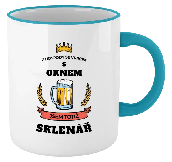 Hrnek Z hospody se vracím - Sklenář