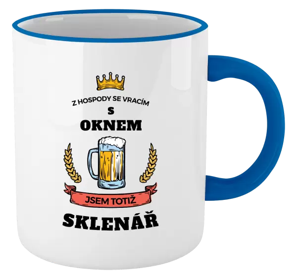 Hrnek Z hospody se vracím - Sklenář