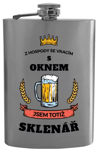 Placatka Z hospody se vracím - Sklenář