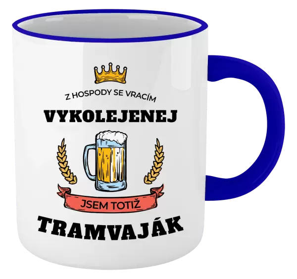 Hrnek Z hospody se vracím - Tramvaják