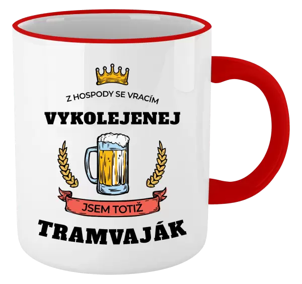 Hrnek Z hospody se vracím - Tramvaják