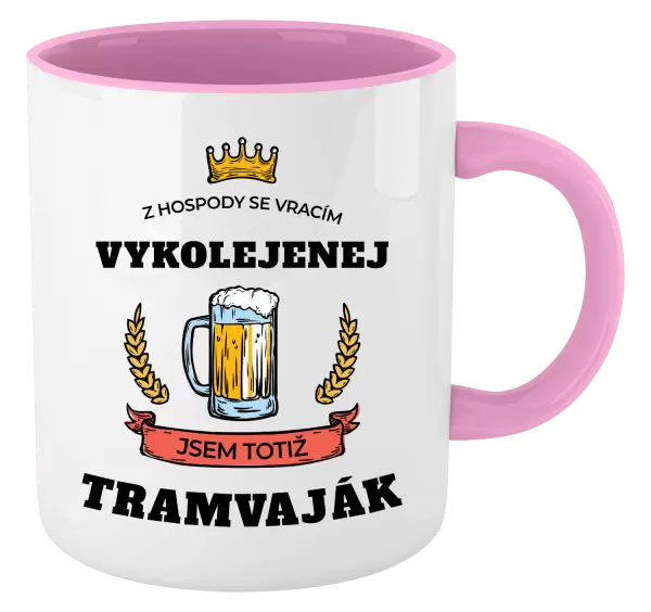 Hrnek Z hospody se vracím - Tramvaják