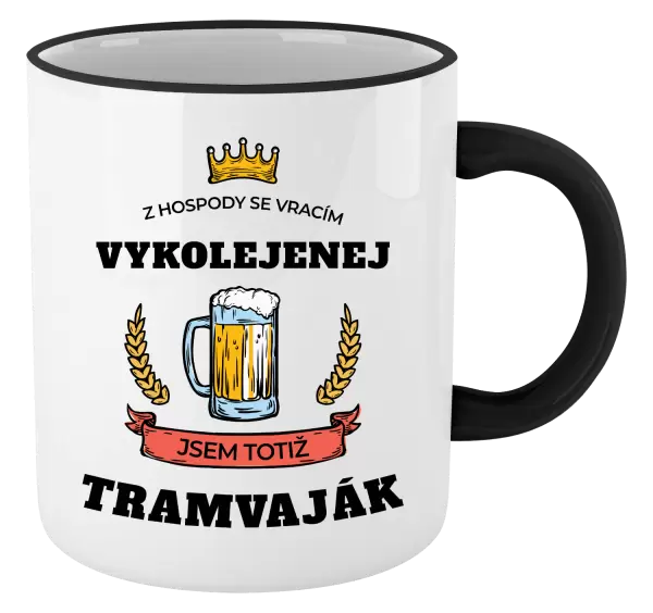 Hrnek Z hospody se vracím - Tramvaják