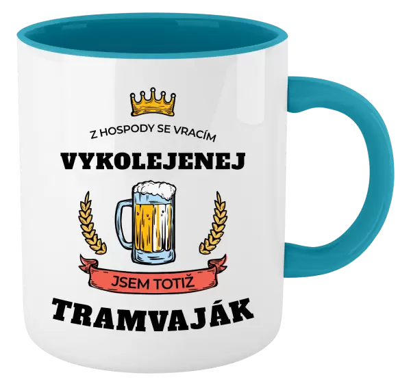 Hrnek Z hospody se vracím - Tramvaják