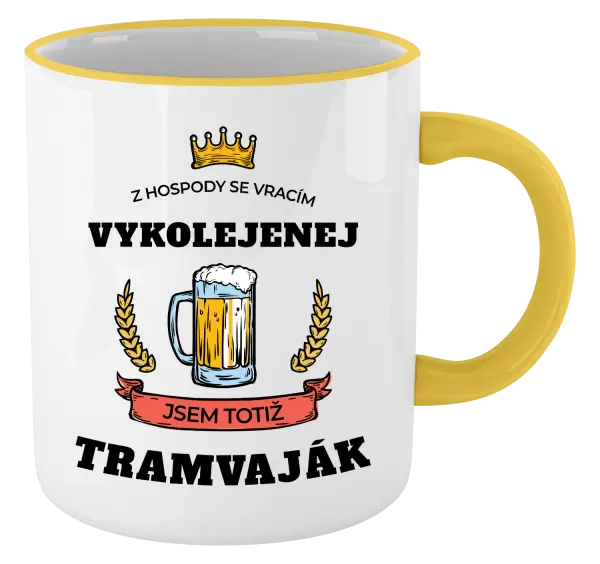 Hrnek Z hospody se vracím - Tramvaják