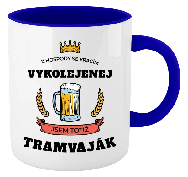 Hrnek Z hospody se vracím - Tramvaják