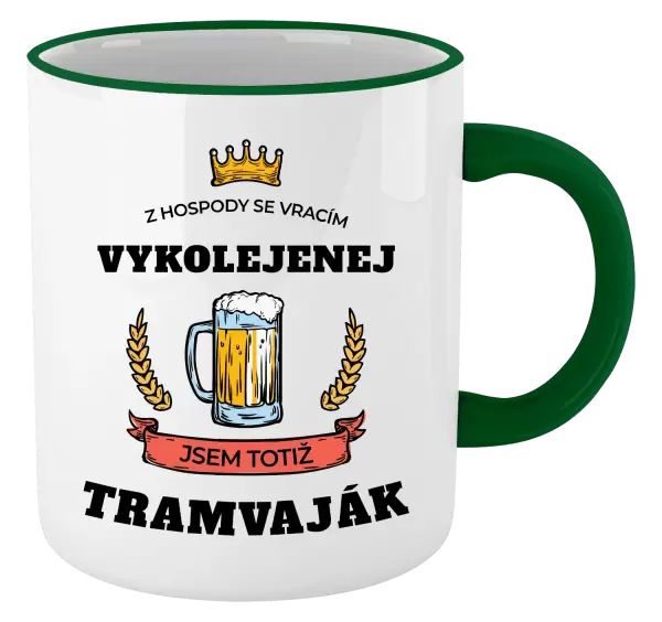 Hrnek Z hospody se vracím - Tramvaják