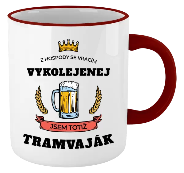 Hrnek Z hospody se vracím - Tramvaják